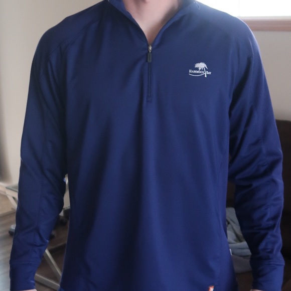 Navy Ashworth Quarter Zip - Picture 4 of 5